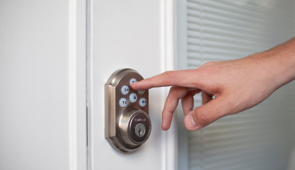 ADT smartlock on a Concord home